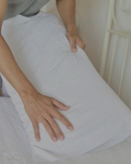 making the bed